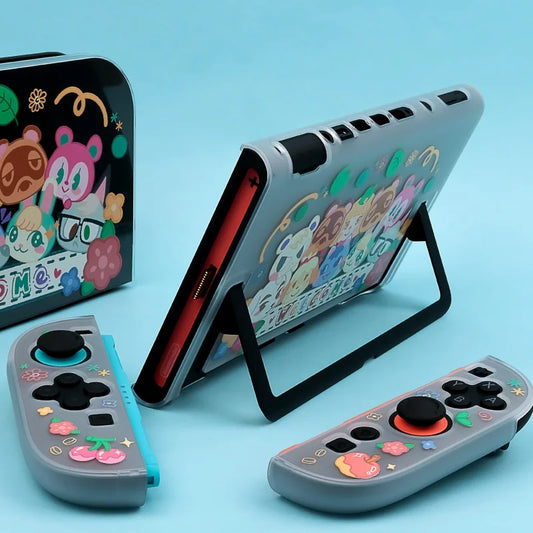 Animal Crossing Theme Frosted Transparent Nintendo Switch 2 Case