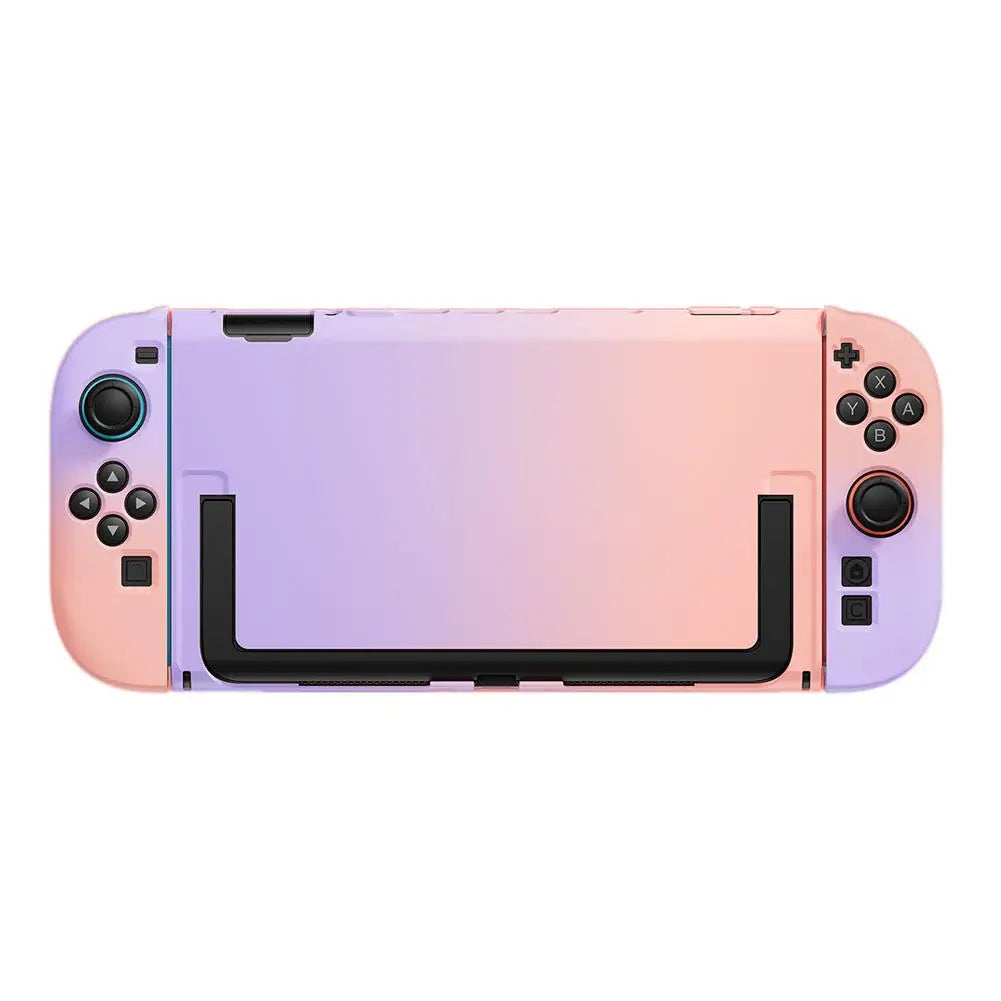 Gradient Color Protective Case For Switch 2 Pink Purple