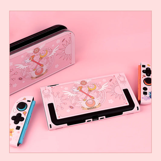 Pink Sakura Series Hard Shell Case For Nintendo Switch 2