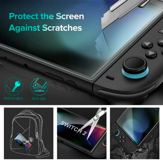 HD Tempered Glass Screen Protector For Nintendo Switch 2