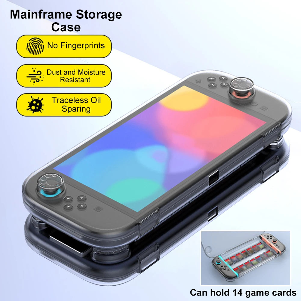 Transparent Hard Storage Protective Case for Switch 2