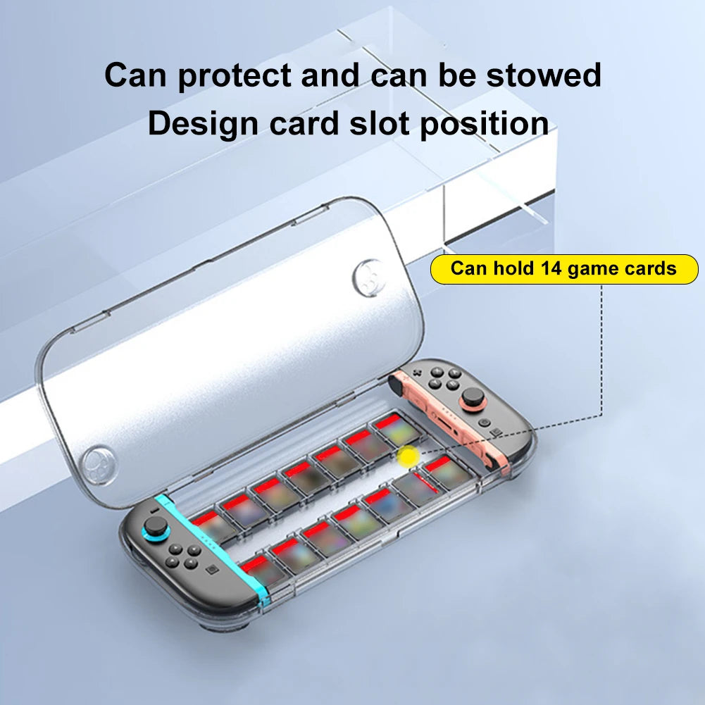 Transparent Hard Storage Protective Case for Switch 2