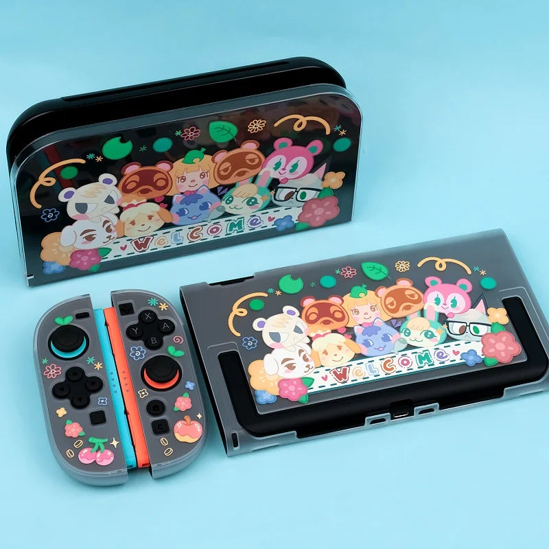 Animal Crossing Theme Frosted Transparent Nintendo Switch 2 Case