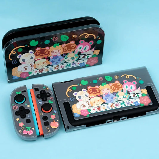 Animal Crossing Theme Frosted Transparent Nintendo Switch 2 Case