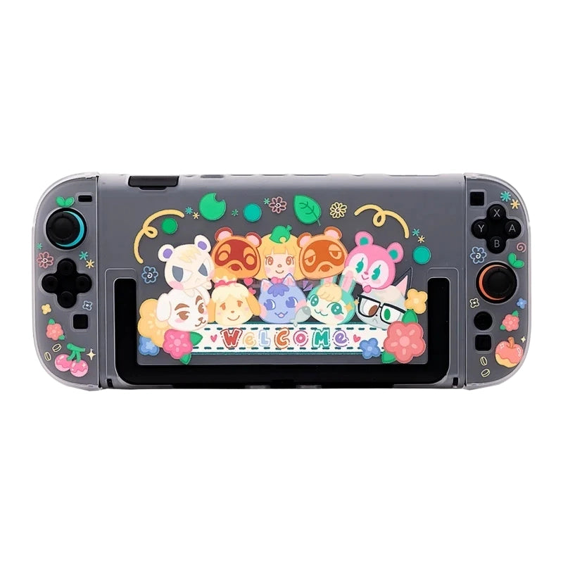 Animal Crossing Theme Frosted Transparent Nintendo Switch 2 Case