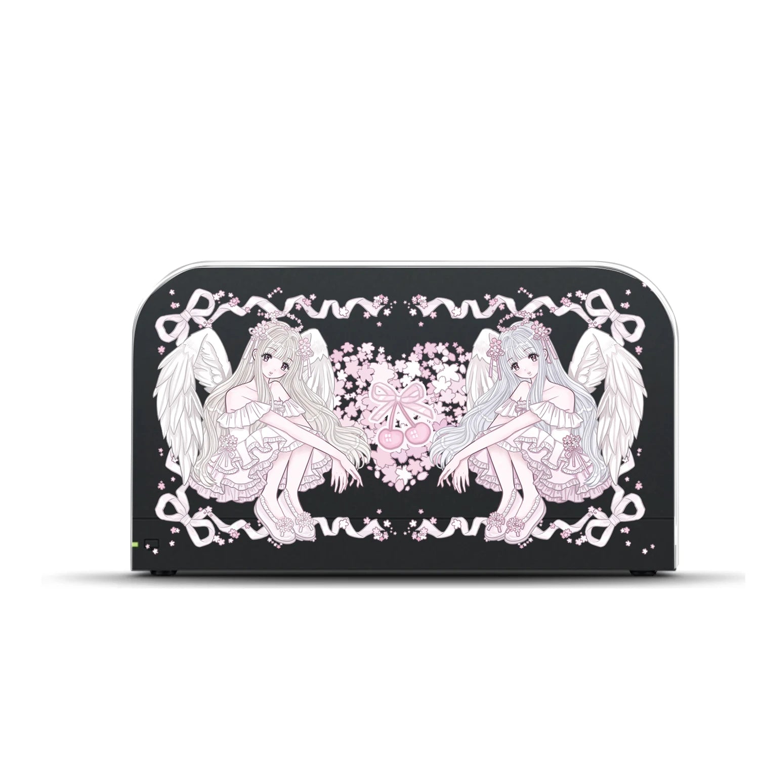 Clear Sakura Angel TPU & Dock Case Bundle for Nintendo Switch 2
