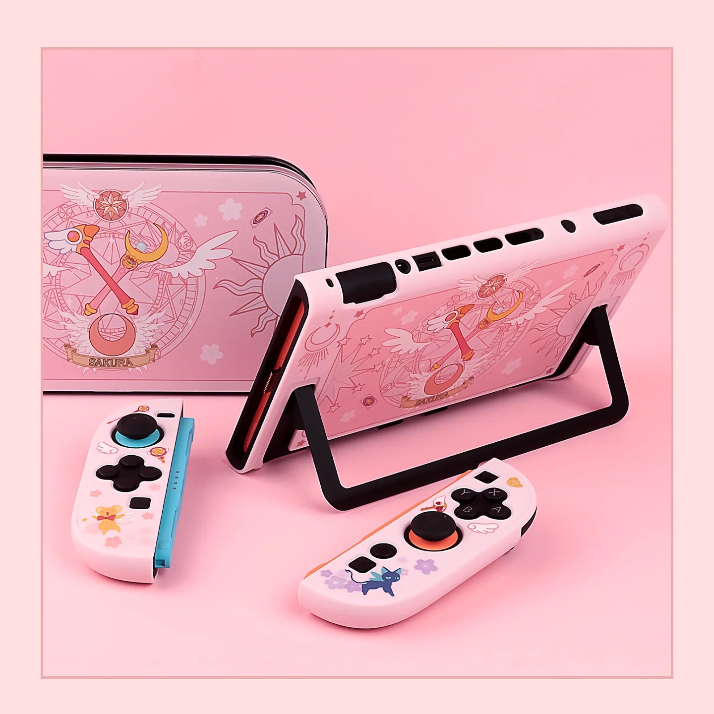 Pink Sakura Series Hard Shell Case For Nintendo Switch 2