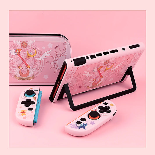 Pink Sakura Series Hard Shell Case For Nintendo Switch 2