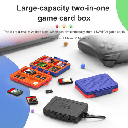 Blue & Red Game Card Storage Case for Nintendo Switch 2