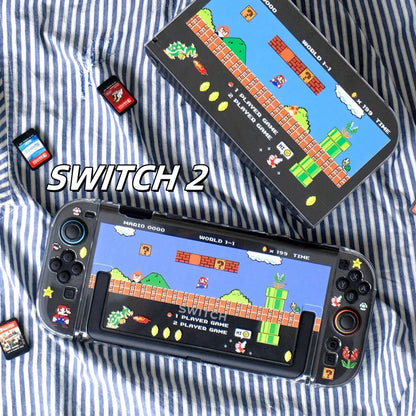 Retro Super Mario Protective Shell Case for Nintendo Switch 2