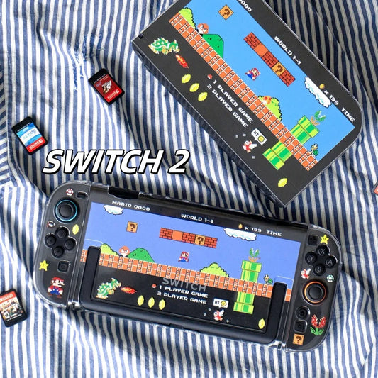 Retro Super Mario Protective Shell Case for Nintendo Switch 2