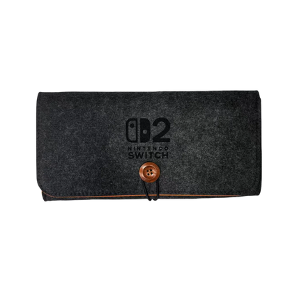 Slim Felt Carrying Case For Switch 2 Black