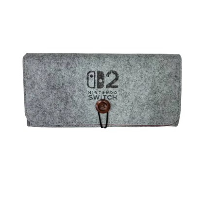 Slim Felt Carrying Case For Switch 2 Grey