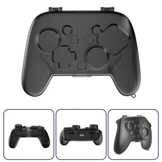 Switch 2 Pro Controller Transparent Black Hard Storage Case