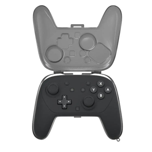 Switch 2 Pro Controller Transparent Black Hard Storage Case
