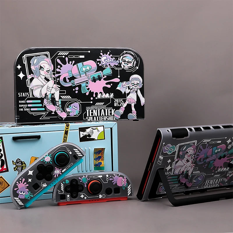 Tentatek Splattershot Theme Protective Case For Nintendo Switch 2 Dock