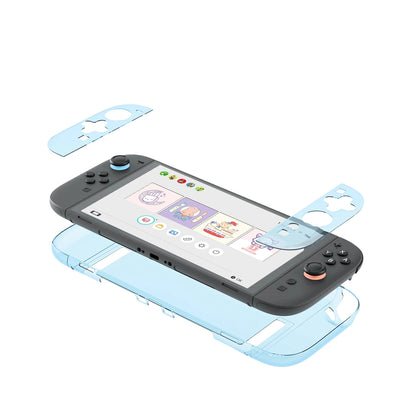Transparent Blue Thin Protective Shell Case For Nintendo Switch 2