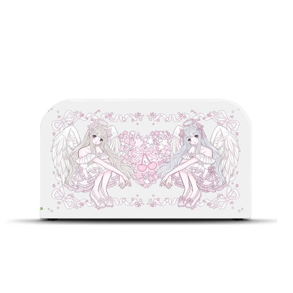 White Sakura Angel TPU & Dock Case Bundle for Nintendo Switch 2